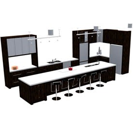 Kitchen 3 3D Object | FREE Artlantis Objects Download
